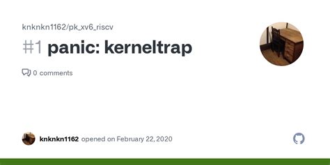 Its implementation can be found at (user/sh. . Panic kerneltrap xv6